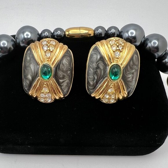 KJL For Avon Duchess Collection Necklace & Earrings (Susan Caplan Rediscovered) - Picture 4 of 7